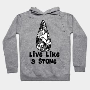 live like a stone Hoodie